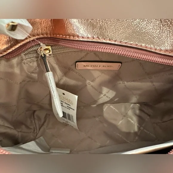 !!! SOLD!!!NWT MICHAEL KORS JET SET TOTE/crossbody & DUSTY - Picture 6 of 11